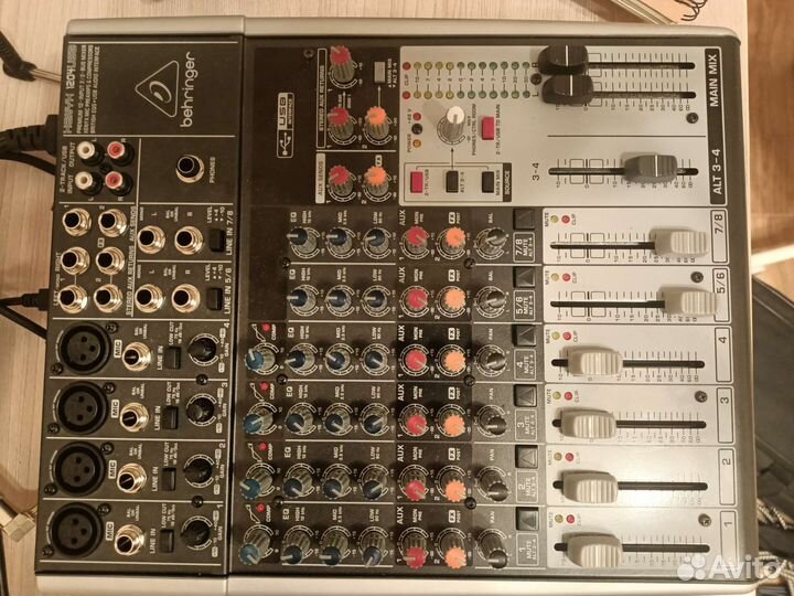 Микшерный пульт behringer xenyx 1204 usb