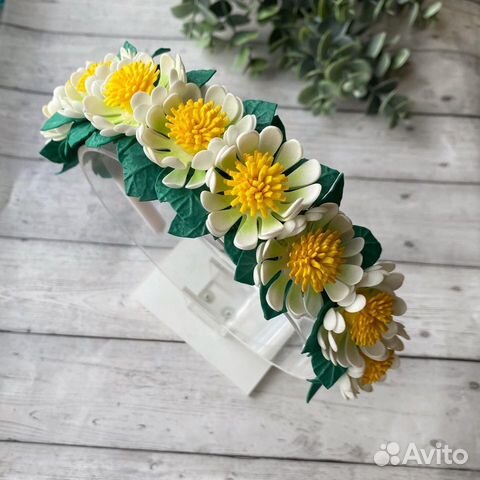 Ободок ромашки