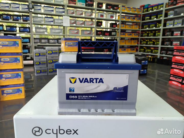 Аккумулятор 60Ah Varta 540A D59 Ford Opel