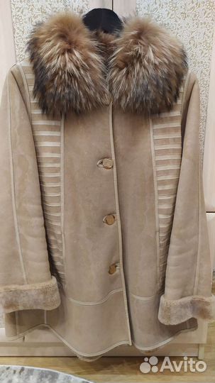 Дубленка натуральная женская 46 48