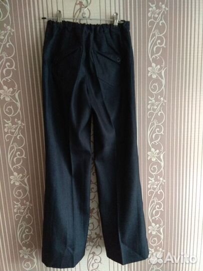 Синие школьные брюки