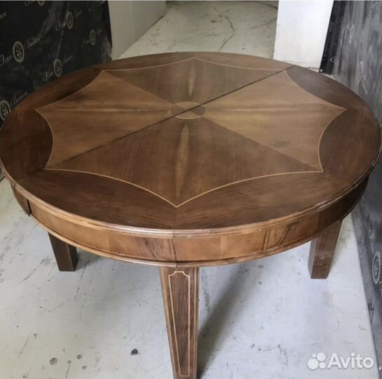 Стол обеденный винтажный со стульями