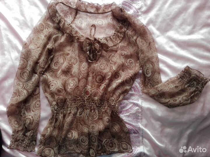 Джинсы инсити29р+блузка,кофта44-46