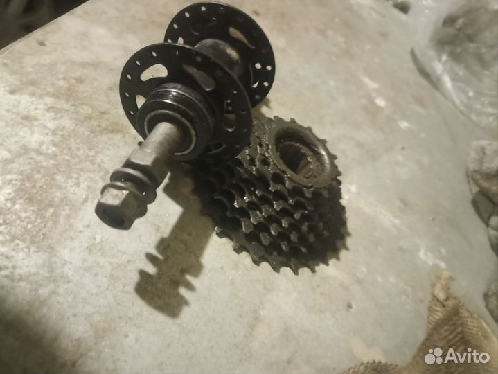 Задняя звёздочка трещотка на 7скорстей 14на28