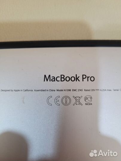 Macbook Pro Retina 15