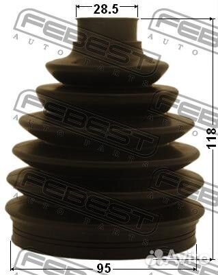 Пыльник шрус наружный комплект 95x118x28.5