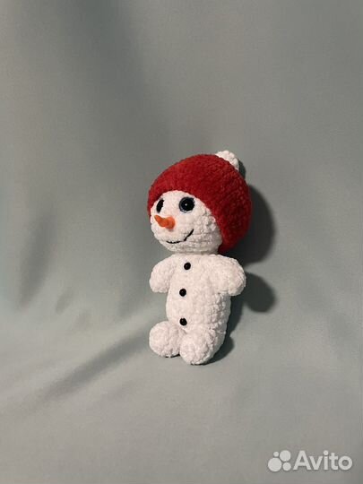 Вязаный снеговик