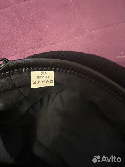 Берет мужской черный