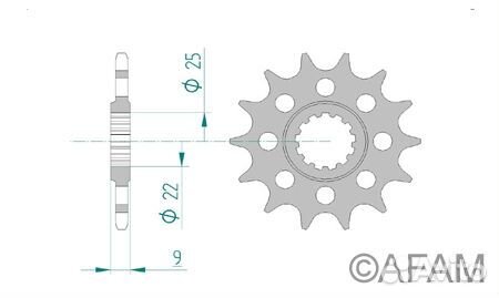 Звезда ведущая afam 21401-15 (аналог JTF1586)