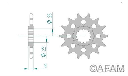 Звезда ведущая afam 21401-15 (аналог JTF1586)