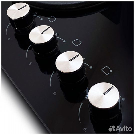 Варочная панель Ginzzu HCG-444 черный Новая