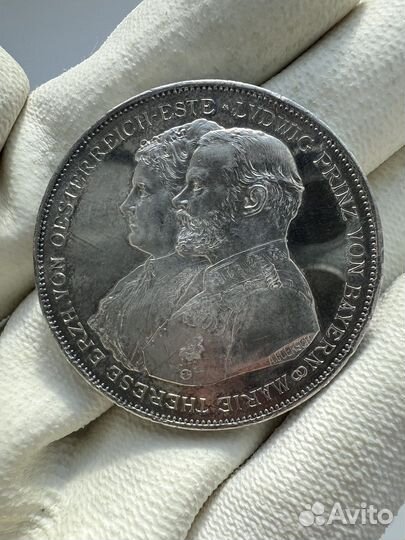 2 талера 1893 proof