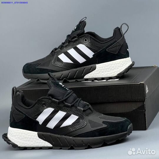 Кроссовки Adidas ZX 1000 Black (Арт.23498)