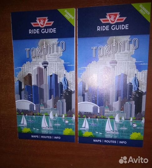 Канада - карты Торонто на английском языке