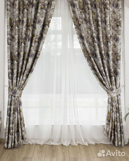 Шторы Жардин бронзовый