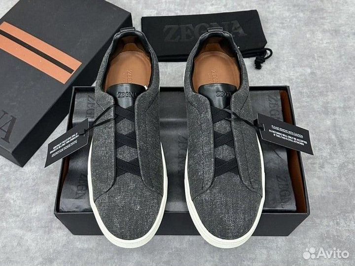 Кеды мужские текстильные Ermenegildo Zegna 39-45