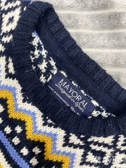 Свитер для мальчика 86