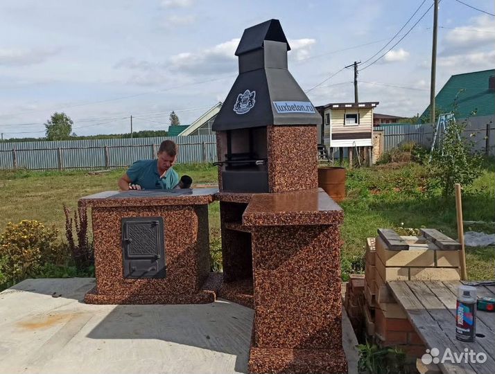 Печи барбекю,печь под казан,мангал