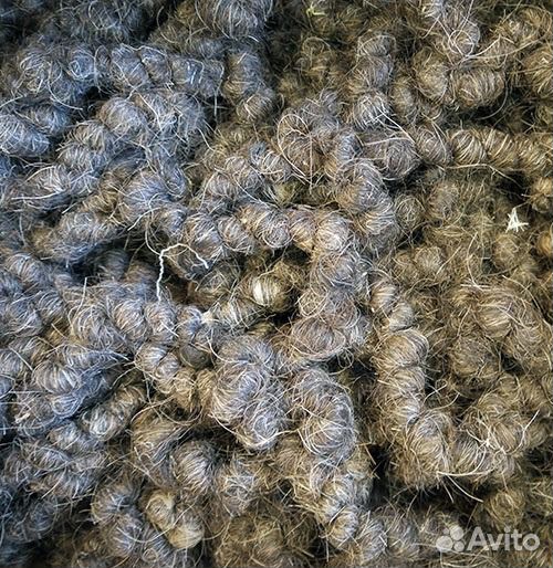 Волос конский крученый (мебельный наполнитель)