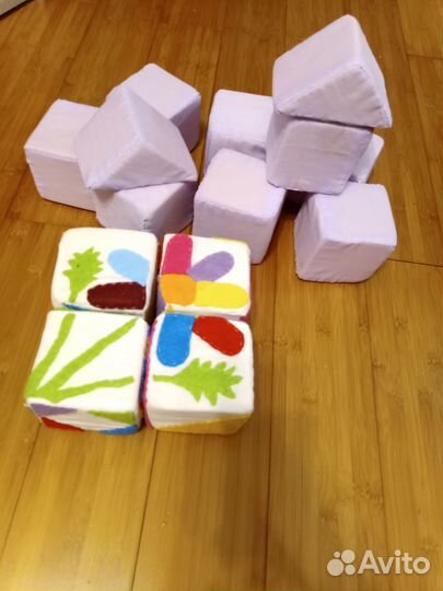 Кубики мягкие