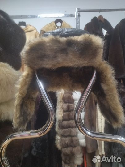 Шапка ушанка женская 56 размер