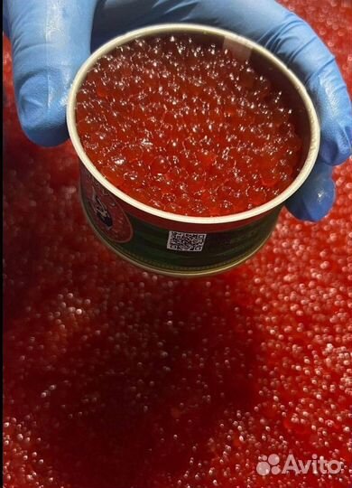 Икра структурированная красная