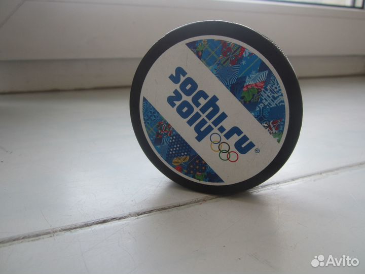 Коллекционная шайба Сочи 2014