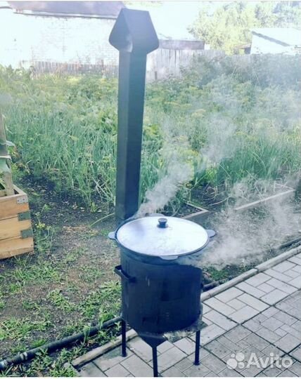 Печь + казан 7л