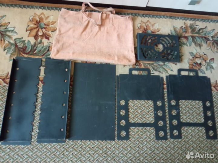 Мангал разборный 3 мм., на 8 шампуров