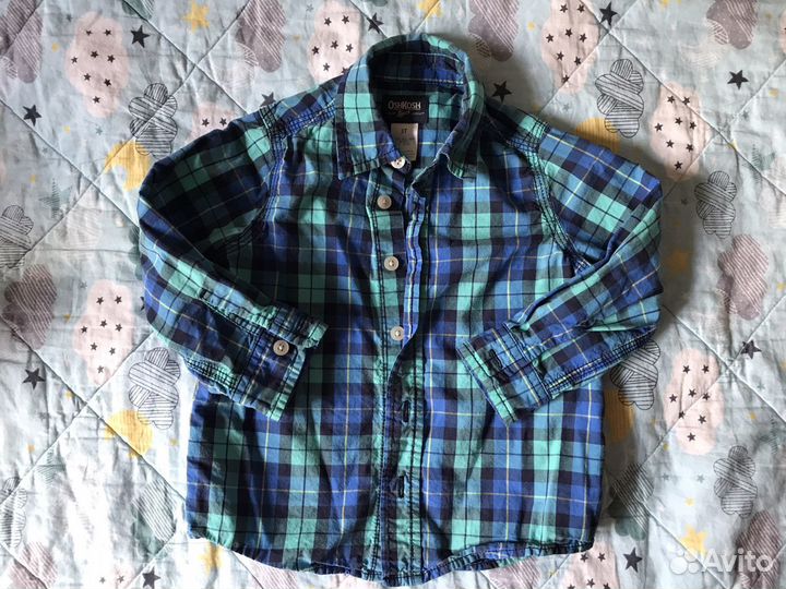 Рубашки пакетом на мальчика 98 Carters, Old Navy