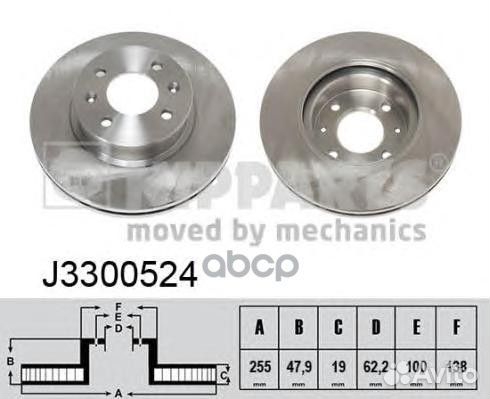 Диск тормозной hyundai getz 1.1-1.6 02- с абс п