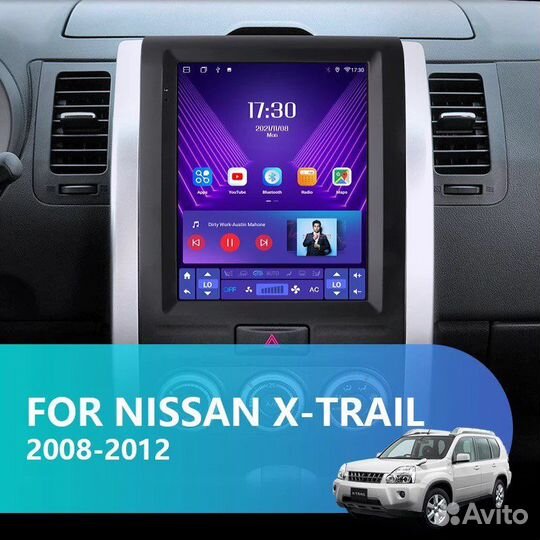 Магнитола Nissan Xtrail T31 Android tesla