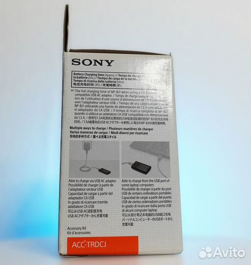 Зарядное устройство Sony ACC-trdcj + аккум NP-BJ1