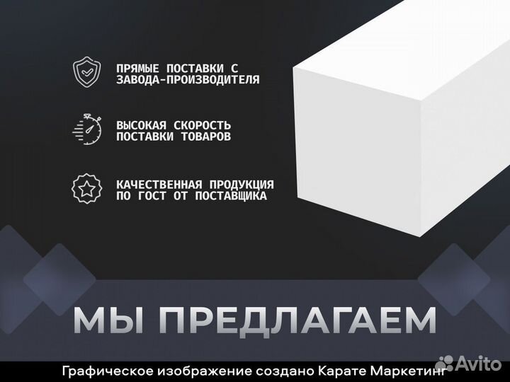 Газоблок пораблок для перегородок