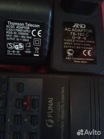 Адаптеры питания 3V,4V,5V,6V,7.4V,12V.Пульт Sharp