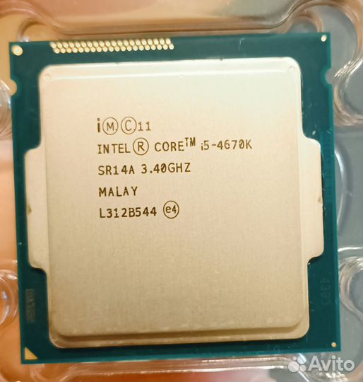 Процессор intel core i5 4670k LGA1150
