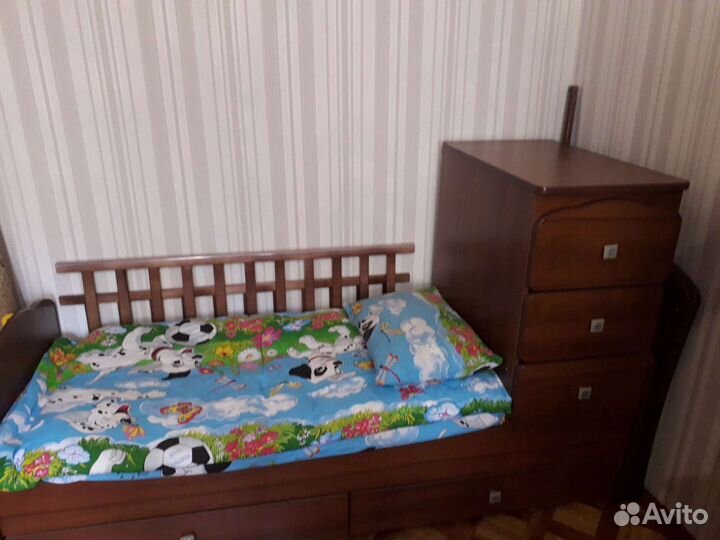 Кровать детская трансформер с маятником