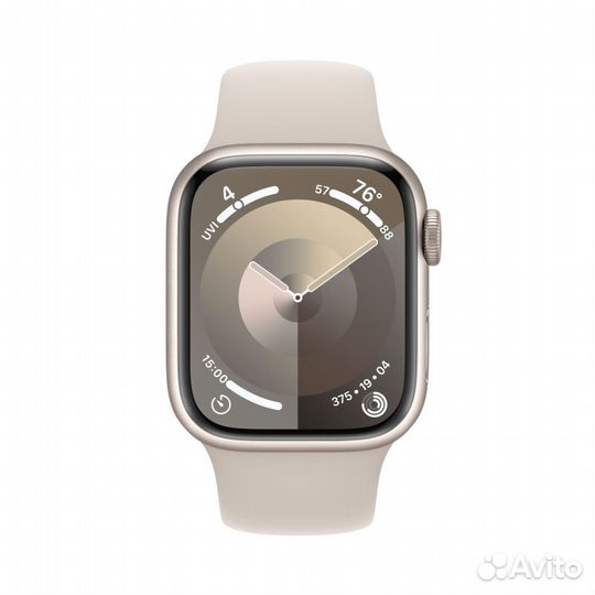 Умные часы Apple Watch Series 9 45мм (45mm, Сияющ