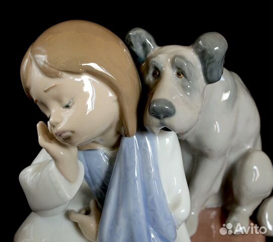 Фигурка Фарфор Я не могу играть lladro Испания