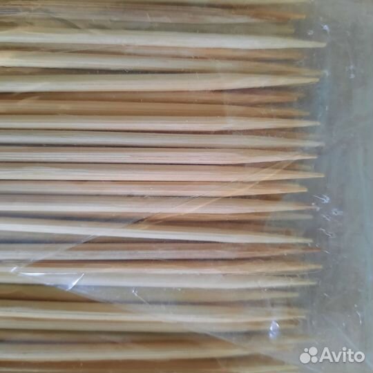 Шампура бамбуковые, новые, пачка открыта
