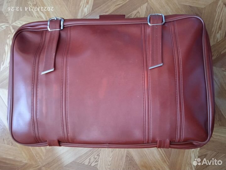 Чемодан красный СССР винтаж ретро