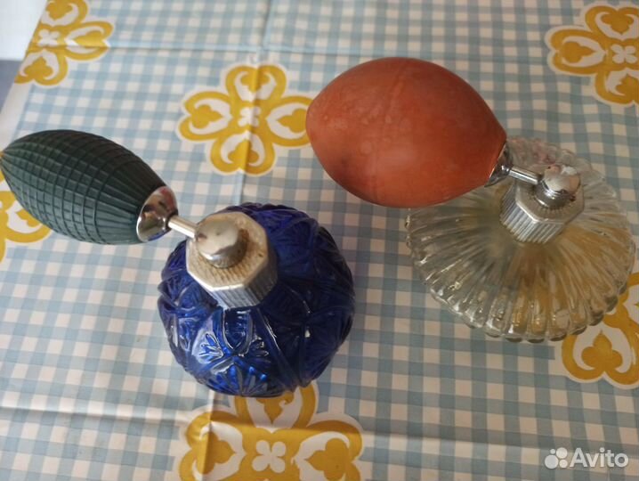 Флаконы для одеколона СССР, с пульверизатором