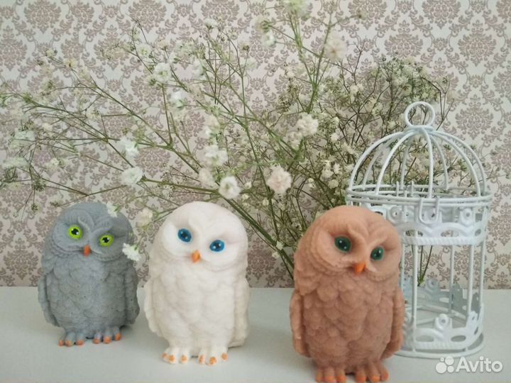 Мыло ручной работы совушки