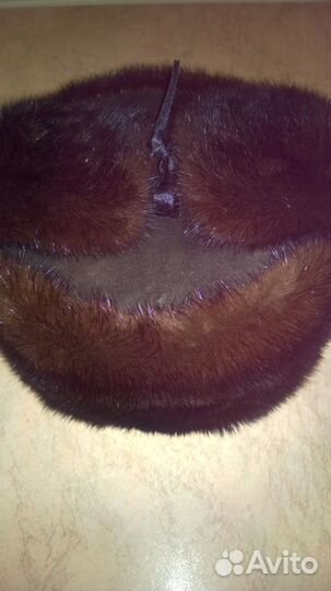 Норковая шапка мужская, р-р 56 65 торг