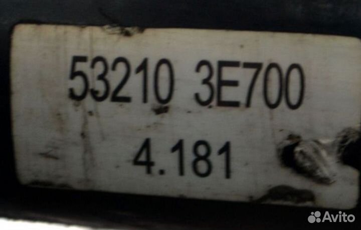 Редуктор передний Hyundai / Kia Соренто 1, 4.181