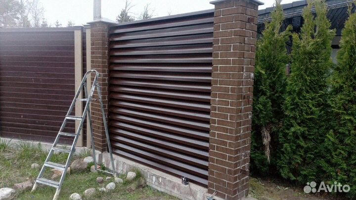 Жалюзи забор от производителя ламели с доставкой