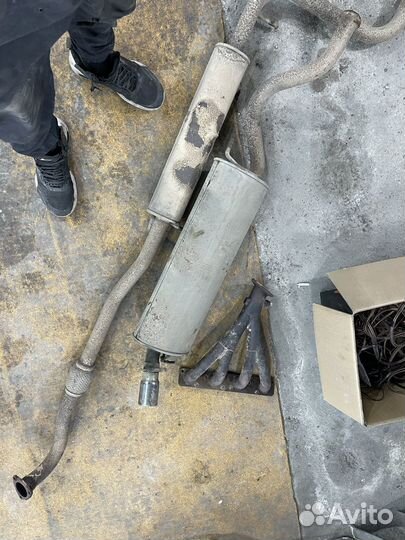 Выхлопная система приора хечбек, стоковая