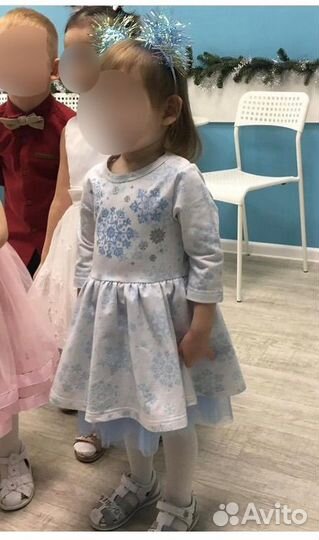 Новогоднее платье для девочки размер 98