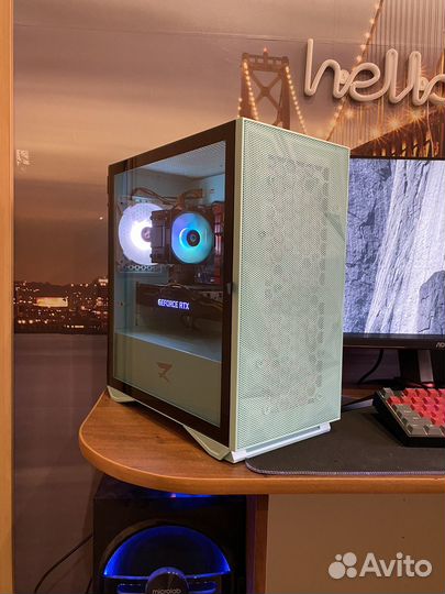 Игровой пк RTX 3060 Ti/i3-10100F/16Gb/SSD/HDD