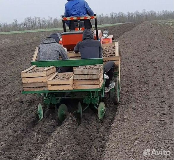 Картофелосажалка двухрядная